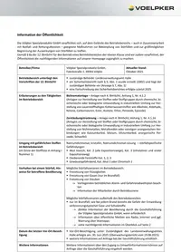 Information der Öffentlichkeit